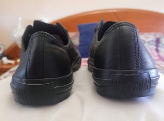 Converse All Star Cuero Negro 42.5. Perfectas!!