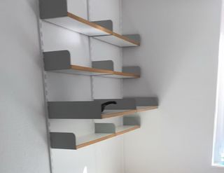 Estanterías modulares de pared