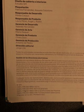 Libro de Texto Biología y Geología 4º ESO.