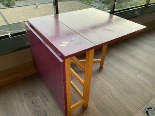 Mesa plegable de madera ikea