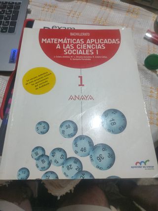 MATEMÁTICAS APLICADAS A LAS CIENCIAS SOCIALES I