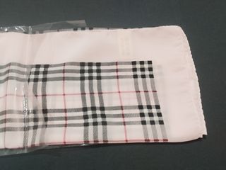 Pañuelo tamaño bandana Rosa a Cuadros nuevo