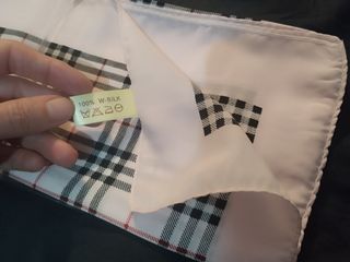 Pañuelo tamaño bandana Rosa a Cuadros nuevo