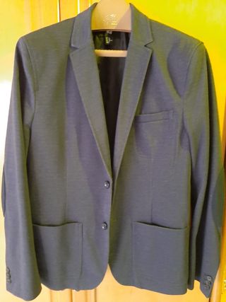 Americana con coderas gris talla 52