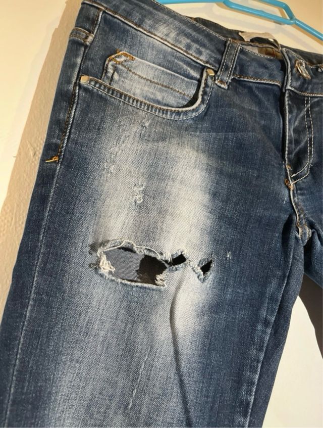 Jeans Motivi strappati blu