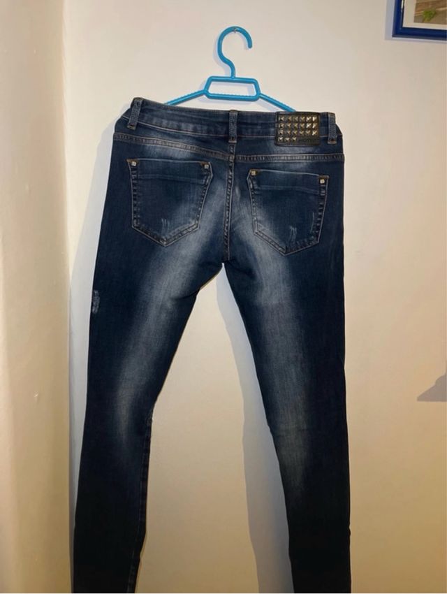 Jeans Motivi strappati blu