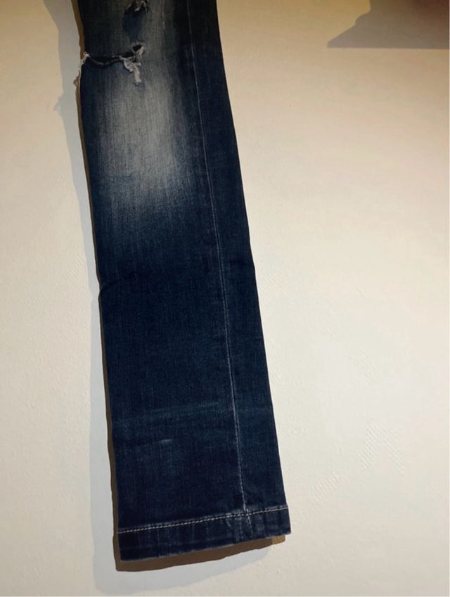 Jeans Motivi strappati blu