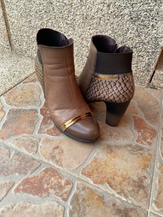 Botines marrones talla 37