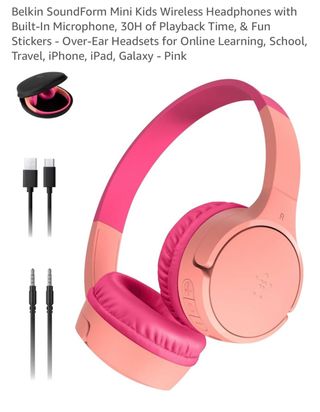 NUEVOS Cascos Belkin SoundForm Mini Rosa