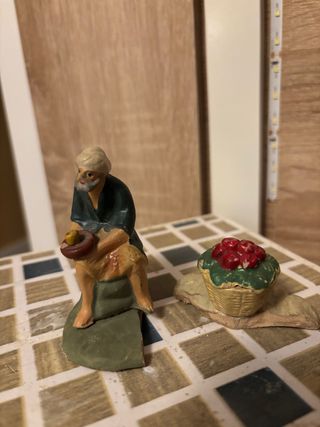 Lote 9 ////figuras Belén antiguas
