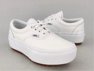 Vans Era Stacked Blancas. usadas una sola vez. 