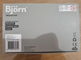 Luce notturna con proiettore