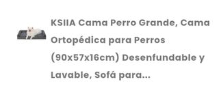 Cama Perro Grande KSIIA Ortopédica
