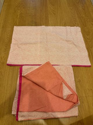 Funda nórdica y funda almohada cuna