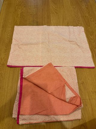 Funda nórdica y funda almohada cuna