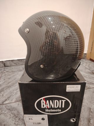 Casco jet Bandit Carbono premium XS