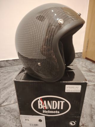 Casco jet Bandit Carbono premium XS
