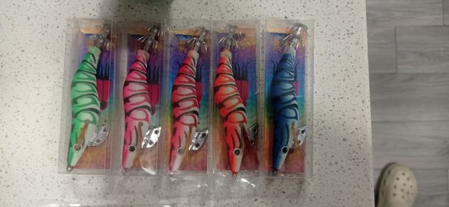 5 Poteras de pesca para calamar