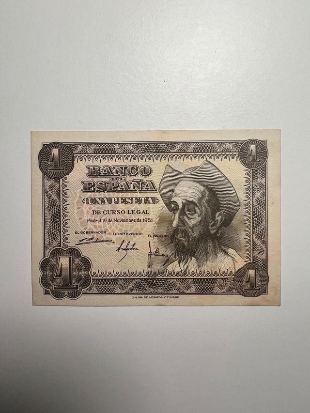 1 Peseta 1951 Banco de España sin usar