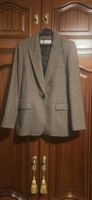 Blazer Zara Gris