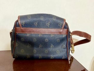 Borsa RoccoBarocco vintage blu e marrone