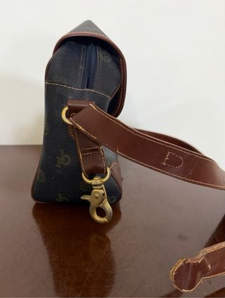 Borsa RoccoBarocco vintage blu e marrone