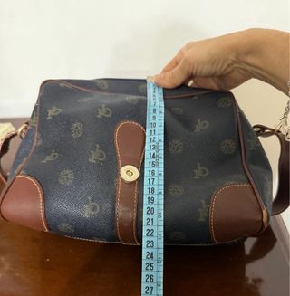 Borsa RoccoBarocco vintage blu e marrone