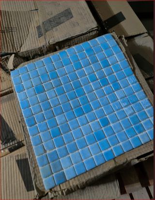 Azulejo gresite Azul Claro