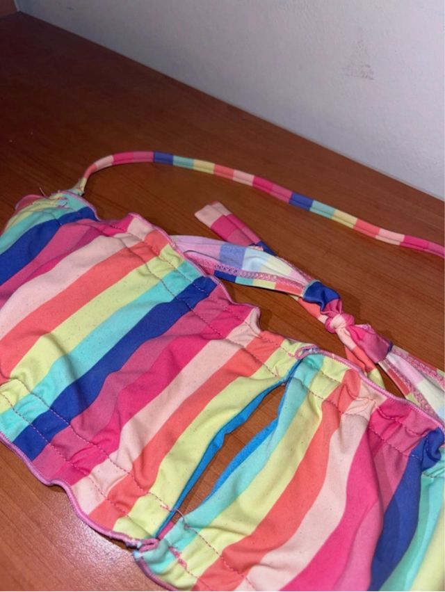 Costume da bagno arcobaleno e rosa 15/16 anni