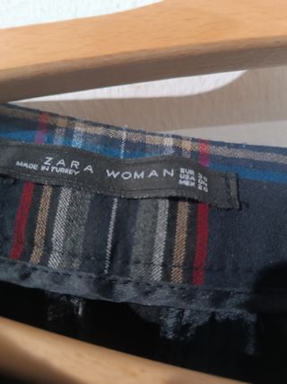 Pantalones Zara Cuadros Talla M