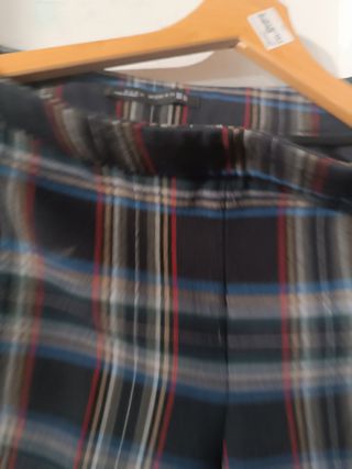 Pantalones Zara Cuadros Talla M