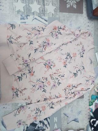 Jersey mujer floral rosa
