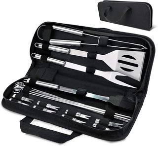 Guantes y Utensilios Barbacoa Negros