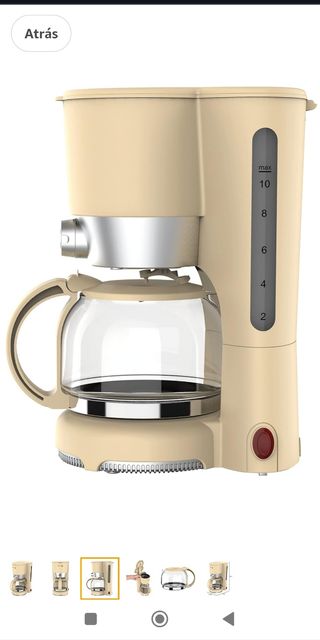 Cafetera Fagor Goteo Beige