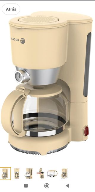 Cafetera Fagor Goteo Beige
