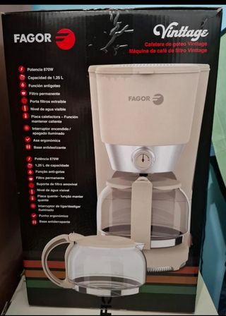 Cafetera Fagor Goteo Beige