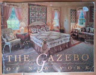 Quilt, log cabin, gazebo New York, mini quilts,...