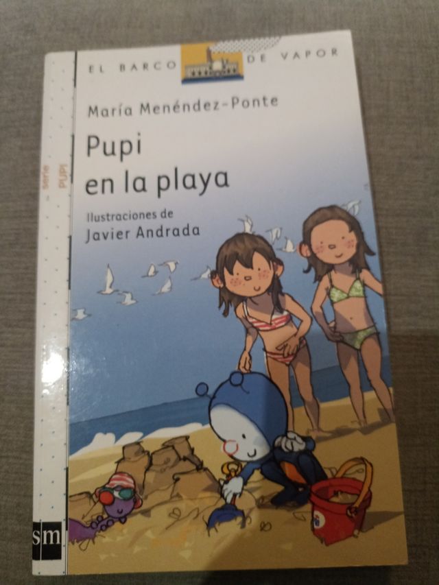 Pupi en la playa