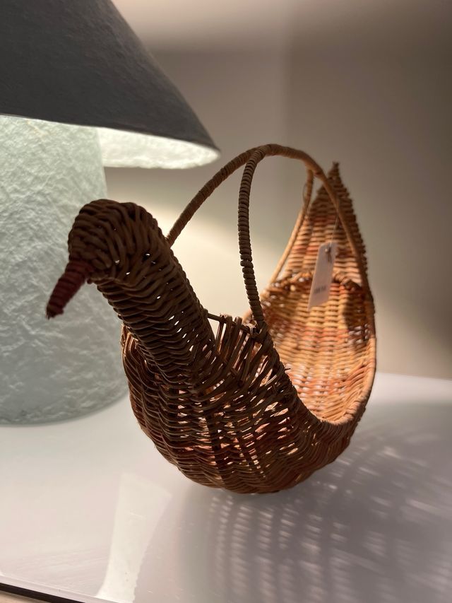 Cesta Mimbre Zara Home Pájaro