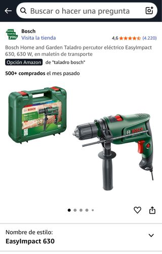 Taladro percutor Bosch EasyImpact 630