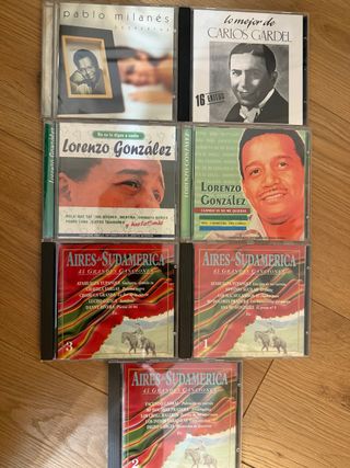 Lote 7 CDs Música Latina Varios Artistas