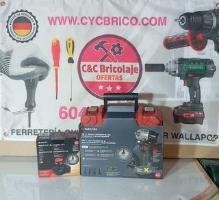 Atornillador Parkside 12V con Batería y Cargador