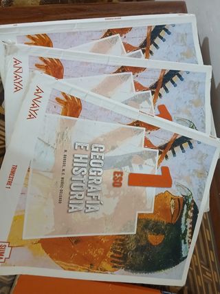 Libros de geografía e historia 1 ESO