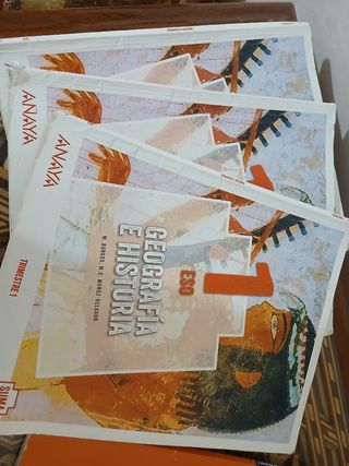 Libros de geografía e historia 1 ESO