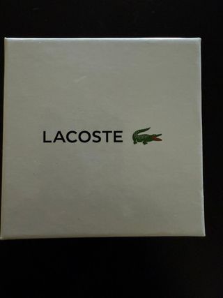 Reloj Lacoste Cronógrafo Plata y Negro...