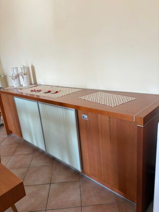 Soggiorno completo Armobil legno e vetro