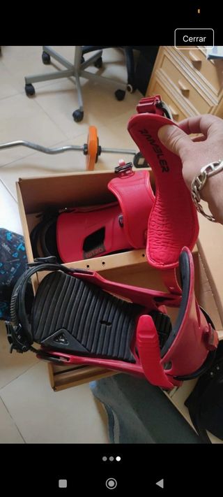 Fijaciones Nitro Rambler Rojas Talla M
