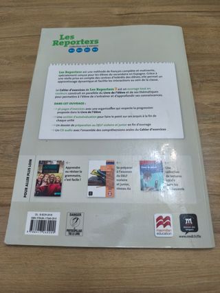 Les Reporters - Cahier d'exercises + CD - 3° ESO 