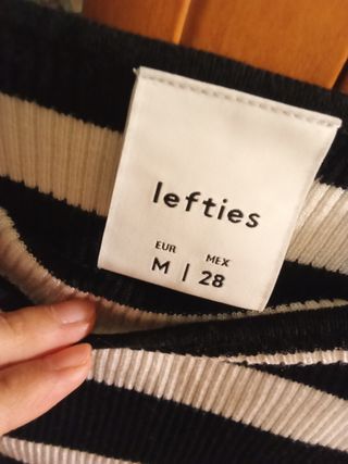 Jersey de rayas blanco y negro nuevo 