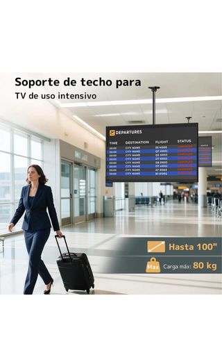NUEVO Soporte Techo TV 50-100 80kg VESA 800x600